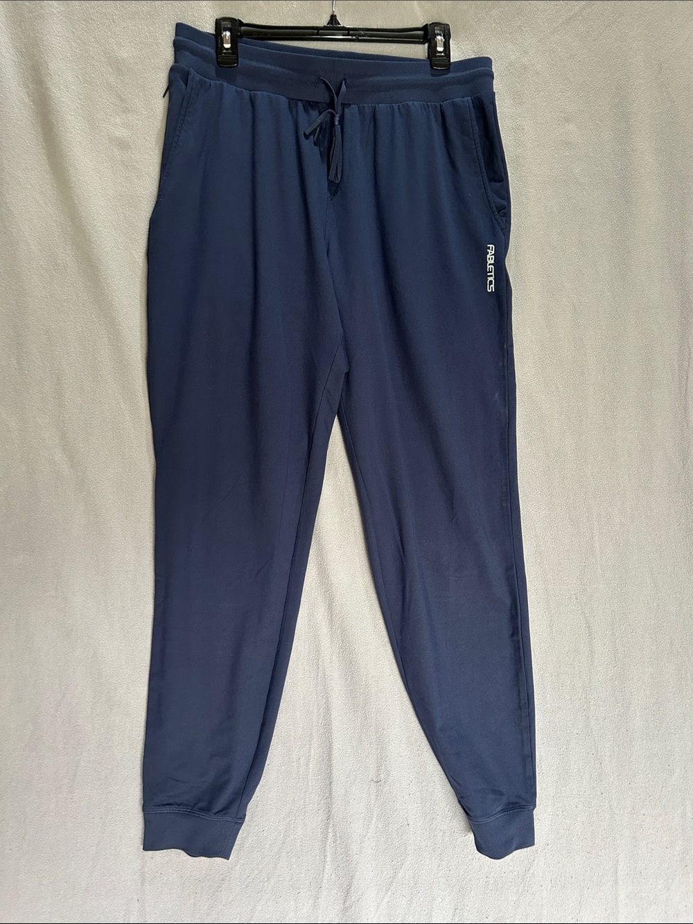 Fabletics Men's Deep Navy Cloud Jersey Jogger Sweatpants - Large Tall